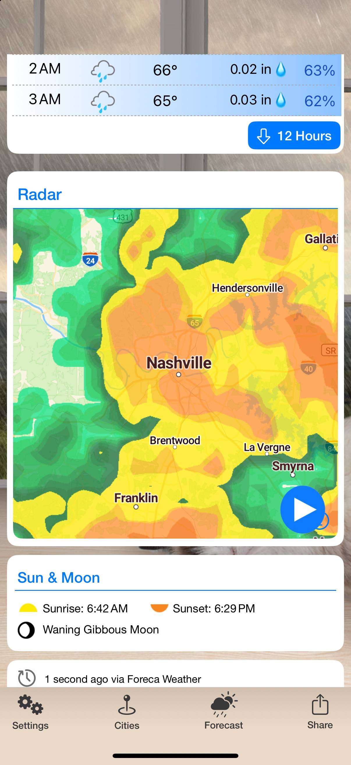 Weather Puppy: Live radar